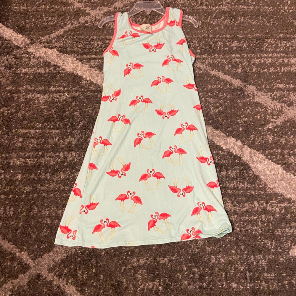 Flamingo girls dress